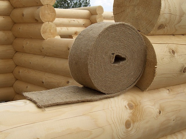 Джут для утепления деревянного дома